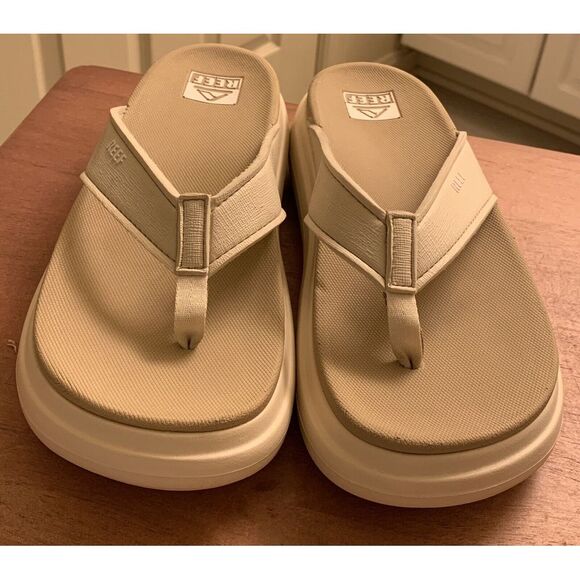 Reef Shoes - Reef Womens Cushion Bondi Platform Summer Beach Sandals Thongs Flip Flops Size 9